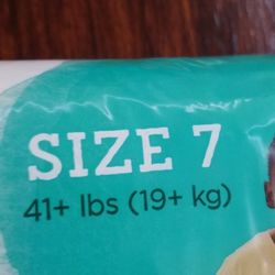 Diapers size 7, 20 Pieces 
