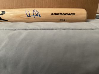 Los Angeles Dodgers Autographed Andy Pages Autographed Adirondack Bat