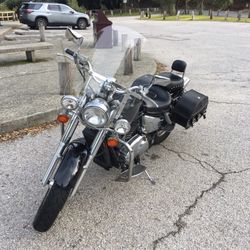 Beautiful Black 2004 Honda Shadow sabre 1100