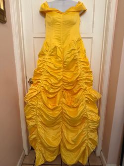 Beauty & Beast Belle Princess Ball Gown Costume Dress