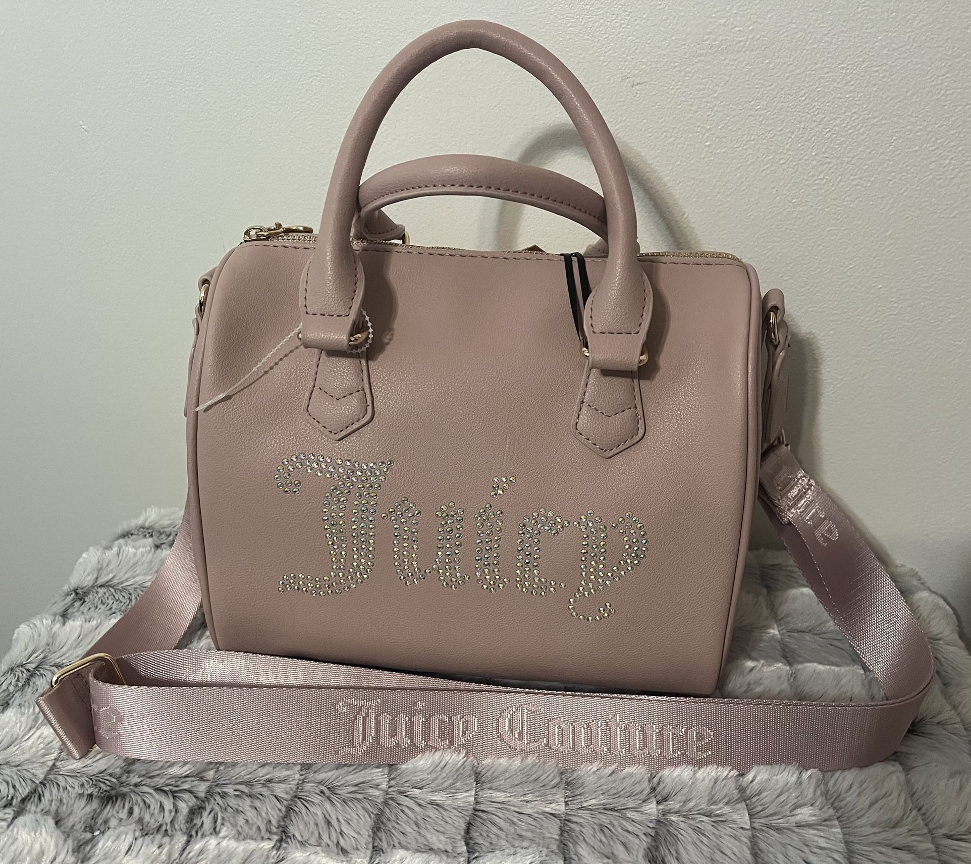 Juicy Couture pink bling Satchel Bag …NEW