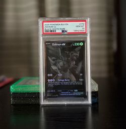 Zekrom Ex Black Bolt Black White Rare Psa 10