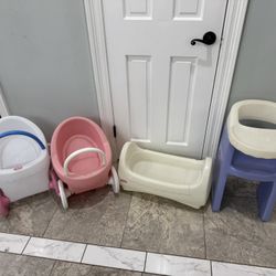 Little  tikes baby dolls  nursery high chair, and cribs
