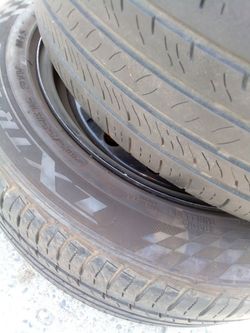 4 Spare tires ,5 lugs