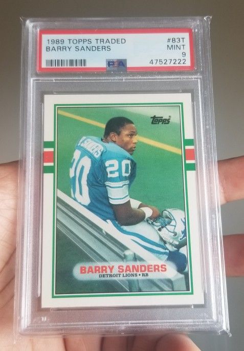 Barry Sanders & Deion Sanders Rookie Lot. (23) Card's