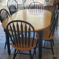 Kitchen Set Table, Chairs, Barstools, & Bakers Rack