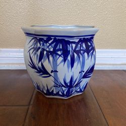 6.5” Tall Ceramic Pot