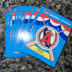 1989 Fleer Baseball Stickers 42 Card Lot