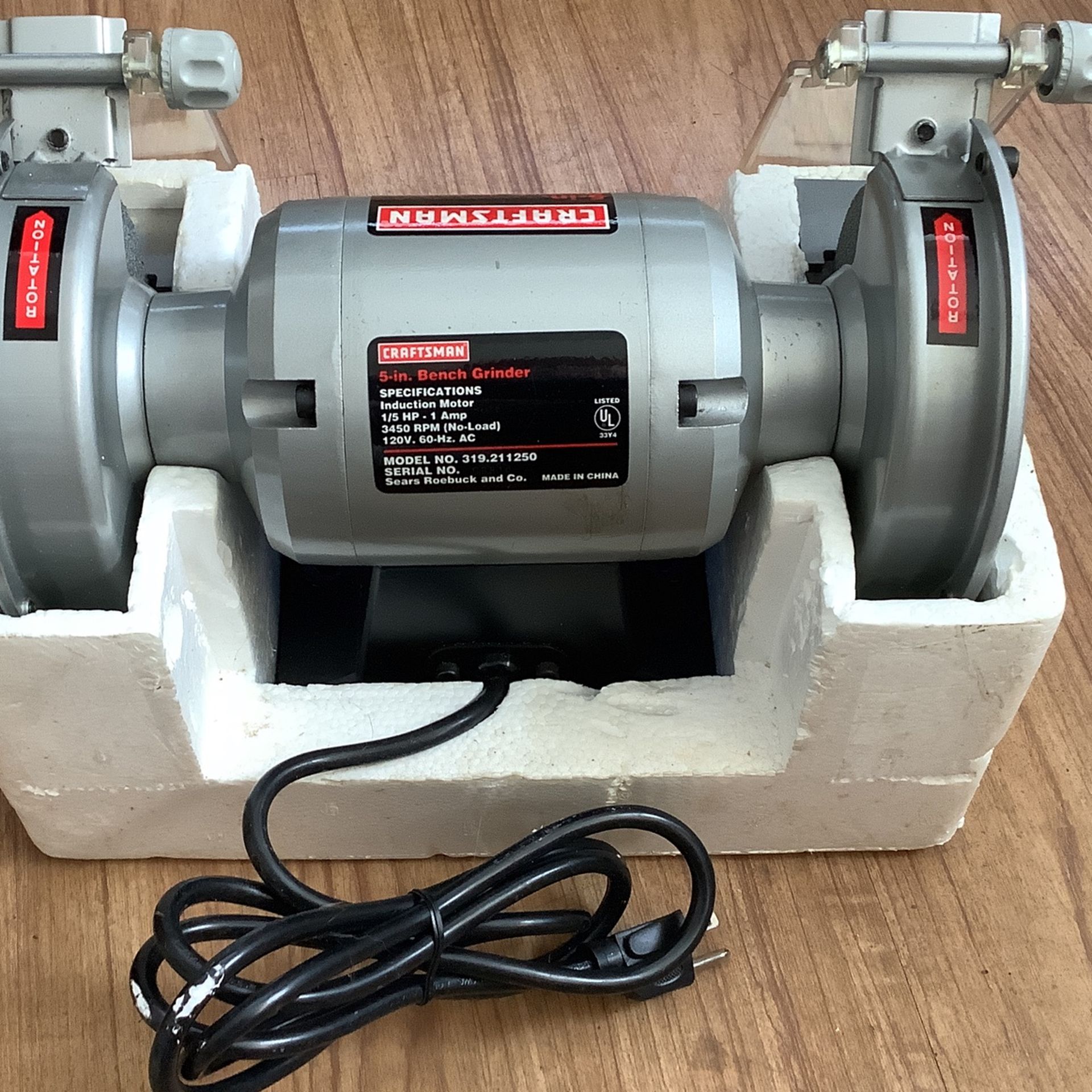 Sears Craftsman Bench Grinder 5 Inch NEW for Sale in Evanston, IL OfferUp