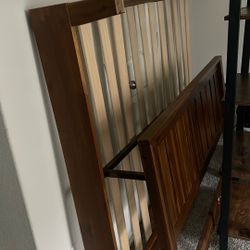 Full Size Hardwood Bed Frame 
