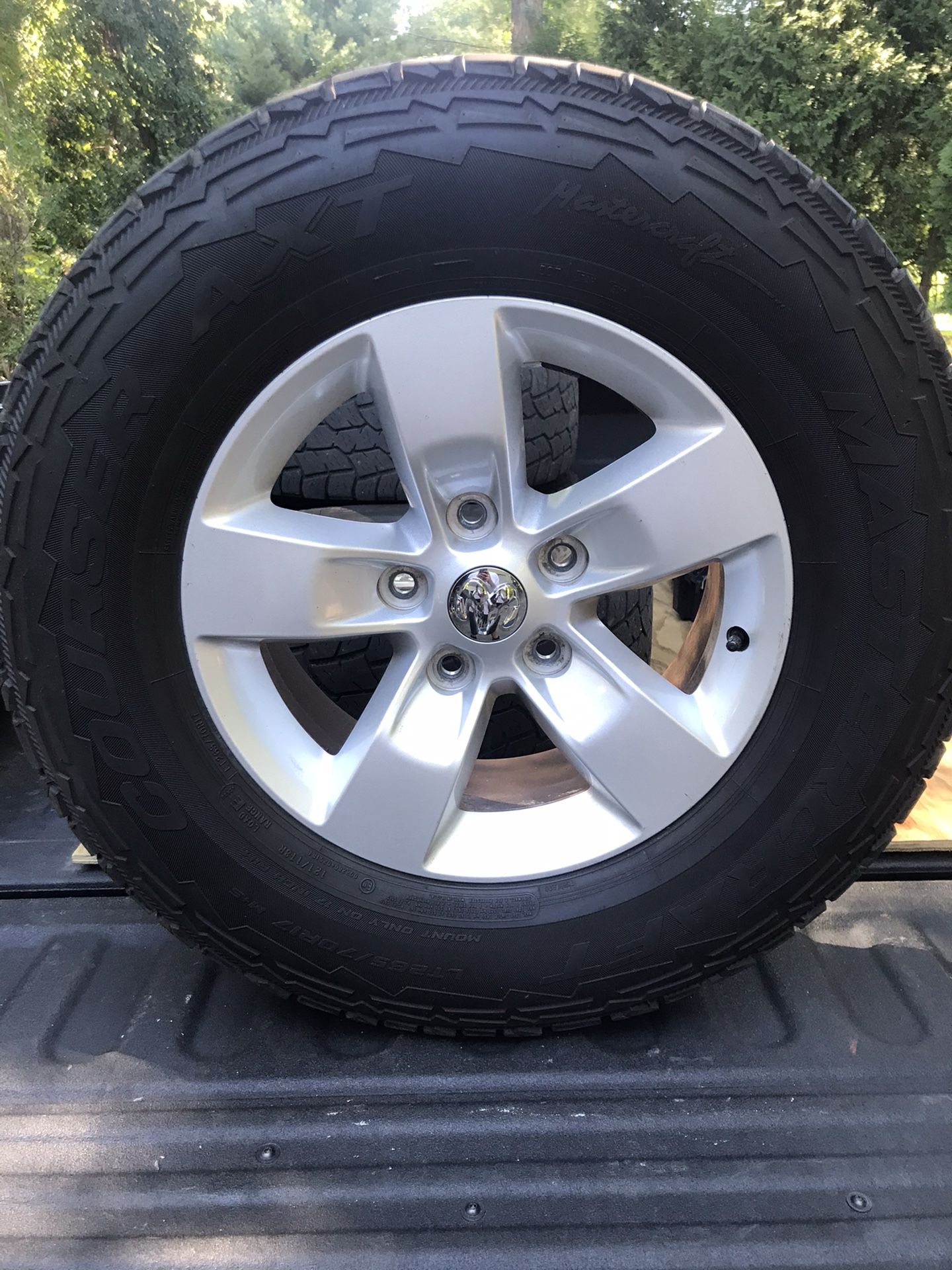 Tires with RAM 1500 Stock Rims