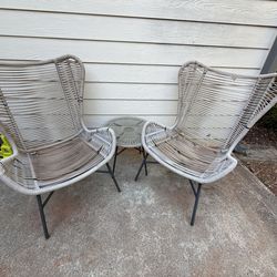 Chair and tablet set