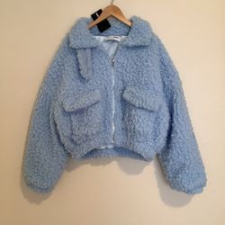 Cozy New Jacket Sherpa With Tags