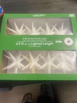 Christmas star novelty lights  8 led 3D