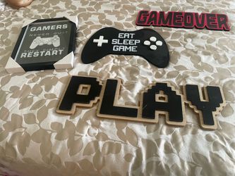 Gamer boy theme decor