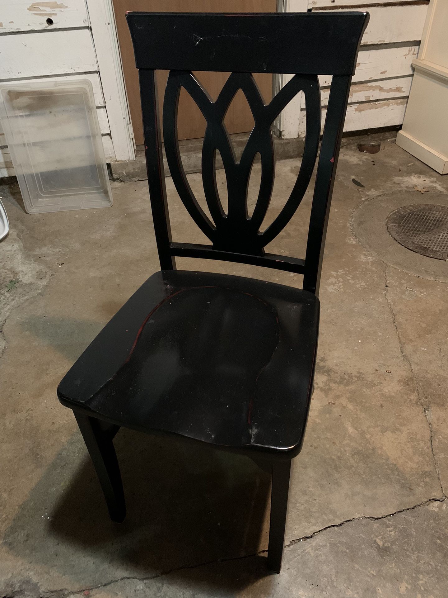 Pier One Black Dining Table with 4 Chairs for Sale in Alsip, IL OfferUp