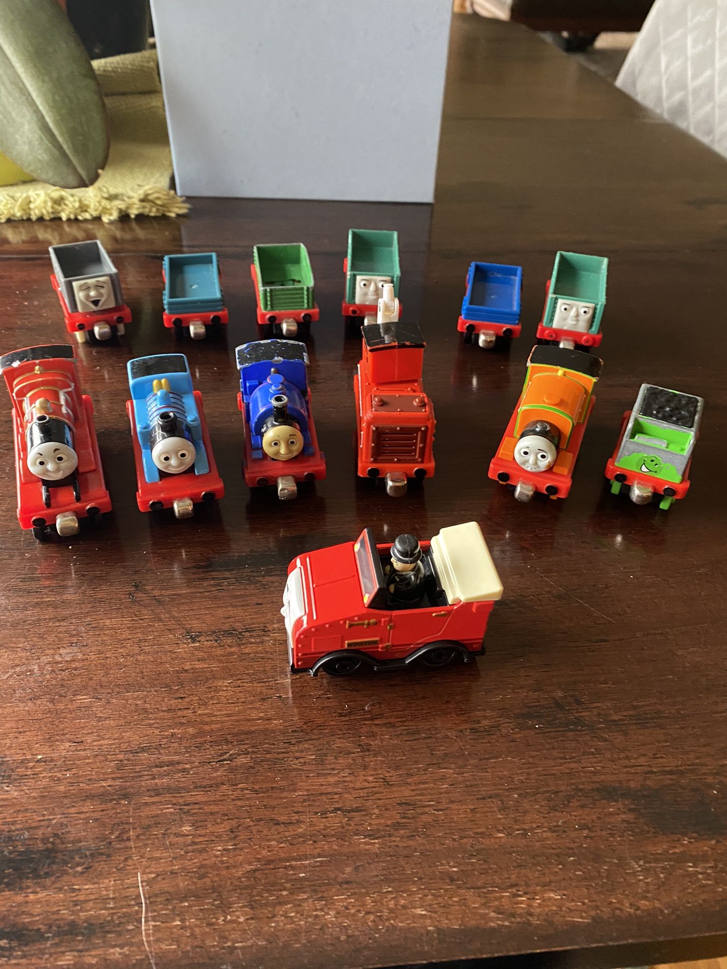 Lot Of 13 Thomas The Train Metal Trains And Winston The Car With Sir Topham