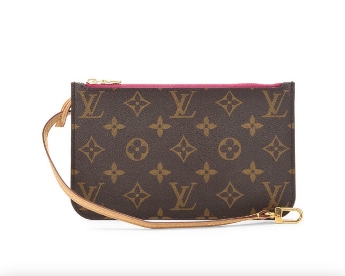 Monogram Canvas Neverfull Pouch/ Wristlet/ Clutch