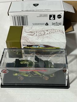2022 Hot Wheels RLC Exclusive '82 Lamborghini Countach LP500 S Olive