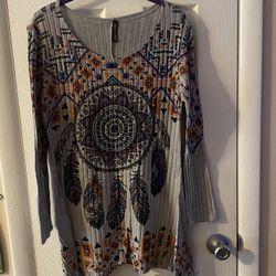 Southwestern Design Top