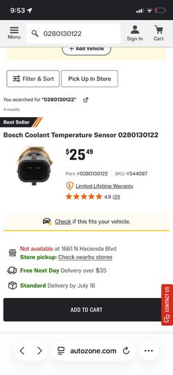 Bosch temp sensor