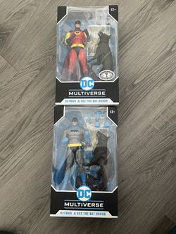 Batman & Ace The Bat-Hound Platinum Edition & Regular Edition DC Mcfarlane 