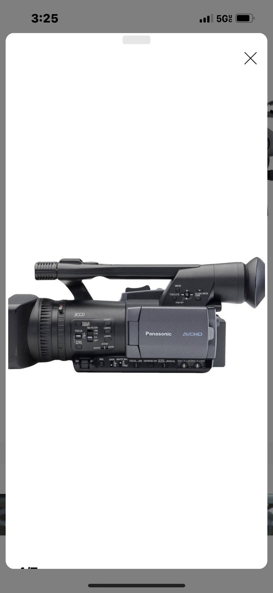 Avchd Hmc 150 PANASONIC CINEMA CAMERA 3CCD MODEL