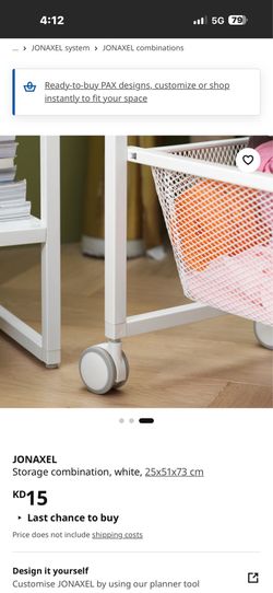 IKEA JONAXEL casters (rare) not sold in US  :)