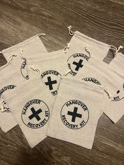 Hangover Kit Pouches For Bach Party