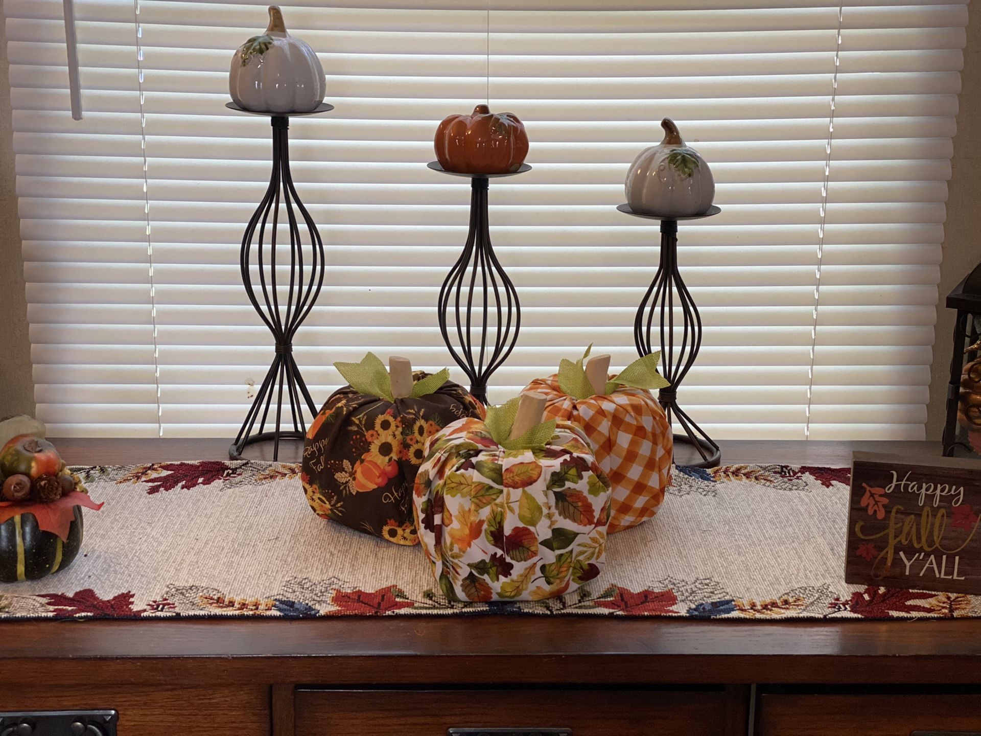 Homemade Farmhouse fall/Thanksgiving pumpkins