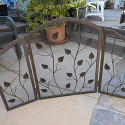 Fireplace screen and tools with stand