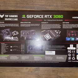 ASUS TUF Gaming NVIDIA GeForce RTX 3080 V2 OC Edition Graphics Card (PCIe 4.0, 1