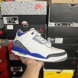 Jordan Racer Blue 3s size 12 VNDS