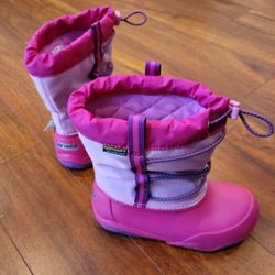 Crocs Swiftwater Waterproof Boot Party Pink/Candy Pink Relaxed Fit Size J1