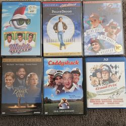 Dvds, SPORTS CLASSICS, these titles, new not opened, 3.00 each buy 10 get 2 free