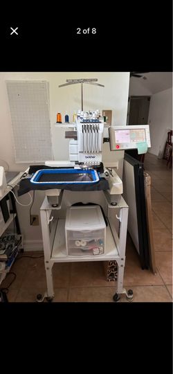Brother PR 600ii 6 needle embroidery machine.