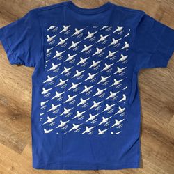Supreme Planes Tee Sz m Royal Blue