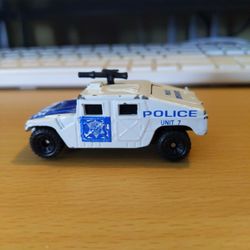 Vintage 1994 Matchbox Hummer Police Unit 7 Vehicle