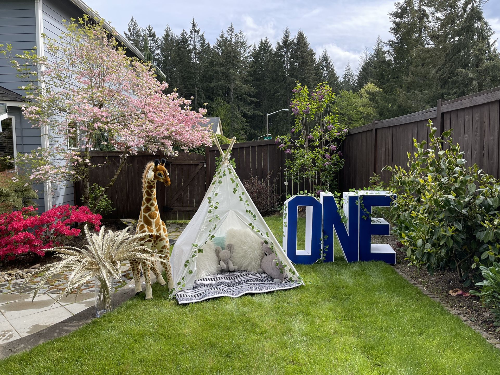 Baby Kids Birthday Party Decorations - Photo Set Up