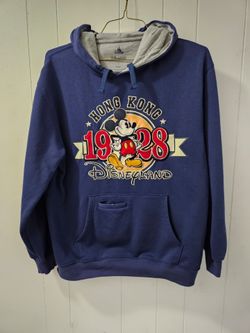 Disneyland Hong Kong Hoodie Stitched Logo Size Large, Disneyland Resort 2023 Hoodie Stitched Logo Size Large $25 Each