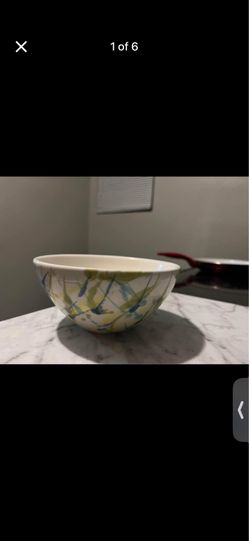 Urban outfitters ceramic salad bowl