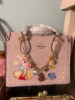 Winnie the Pooh Pink Tote Bag