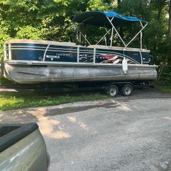 2019 Harris Cruiser 250 Tritoon With Trailer 