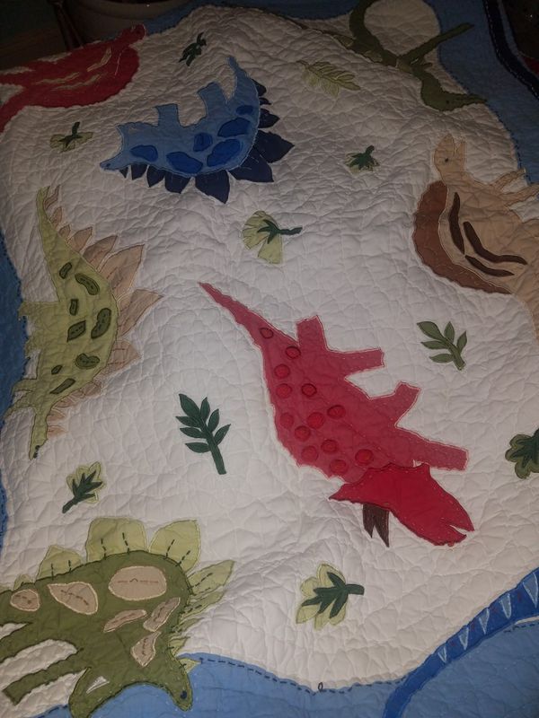 Pottery Barn Kids Dinosaur Crib Toddler Bed Bedding For Sale In Chicago Il Offerup