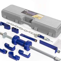 13 LBS Dent Puller Slide Hammer Dent Removal Kit Auto Body Truck Repair Automotive Heavy Dent Remover Repair Frame Carrying Case