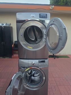 Washer And gas dryer