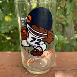 Vintage  Fridge Fever Chicago Bears Football William Refrigerator Perry glass