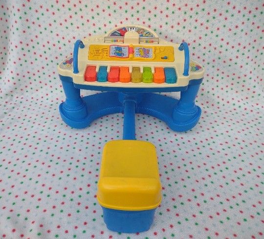 Fisher Price Sparkling Symphony ROCK & PLAY PIANO Lights Up 3 Music Modes