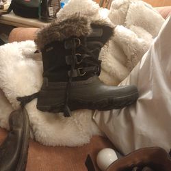 KHOMBU Women's Snow Boots