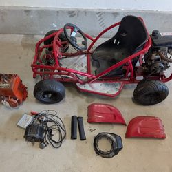 Go Kart with extra engine As-Is